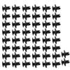 91512-SX0-003 Car Bumfor Fastener Push Pin Rivet Trim Clip Car Exterior Decoration (50 Pack)