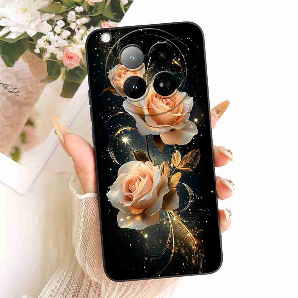 For Infinix Zero 40 4G X6860 Case Luxury Bow Painting Soft Silicone Back Cover For Infinix Zero40 ZERO 40 4G Phone Cases Bumper