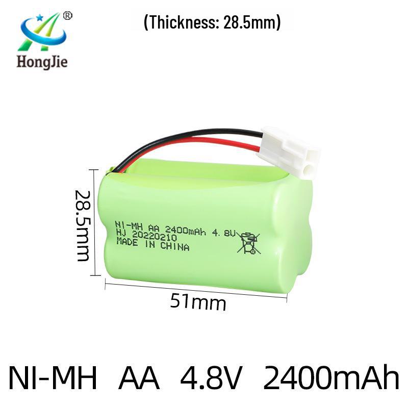 NiMH 4.8V 2400mAh Аккумуляторная батарея для радиоуправляемых машин и электрических игрушек-альпинистов