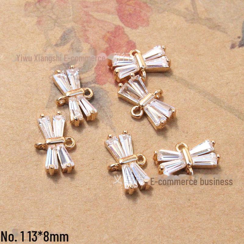 Комплект украшений с двумя подвесками из медного циркония, сохраняющего цвет: Ожерелье, серьги, браслет, заколка для волос, кисточка, аксессуары своими руками