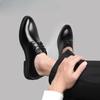 Black Men's Formal Shoes Business Leather Casual Footwear Clothing Elegant and Classic New Social Shoe Male Suit Cheap Clearance