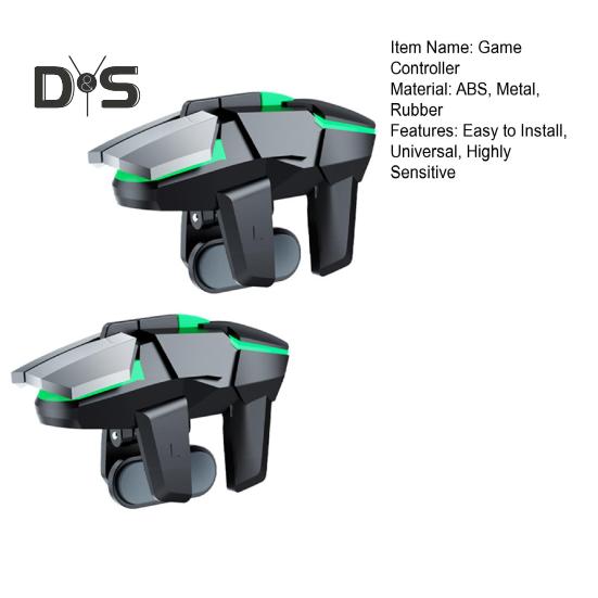 2Pcs Mobile Game Controller Trigger Universal Easy To Install High Sensitive Shoot Aim Gaming Controller Gamepad Grip Joysticks