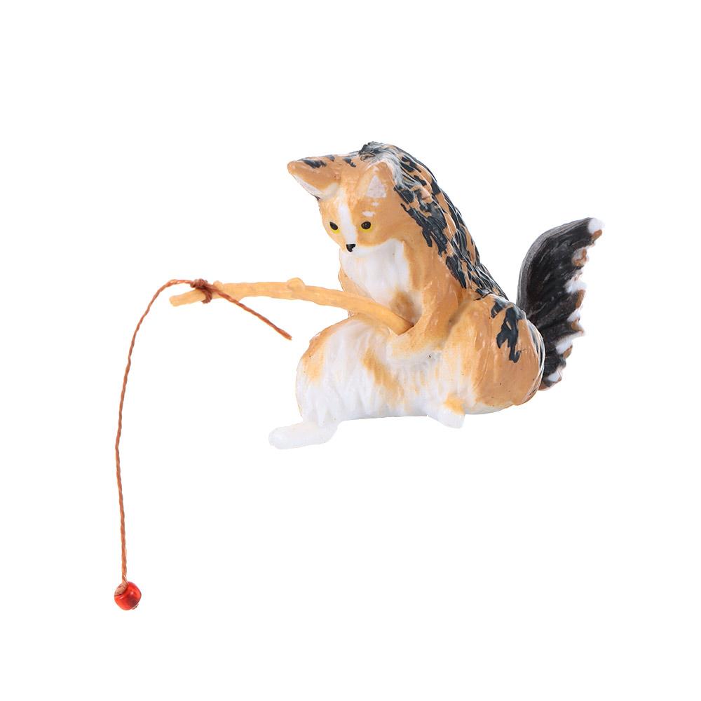 Рыбалка Аквариум Кот Рыбалка Украшение для аквариума Рыбалка Котята Акваскейп Декоративные украшения