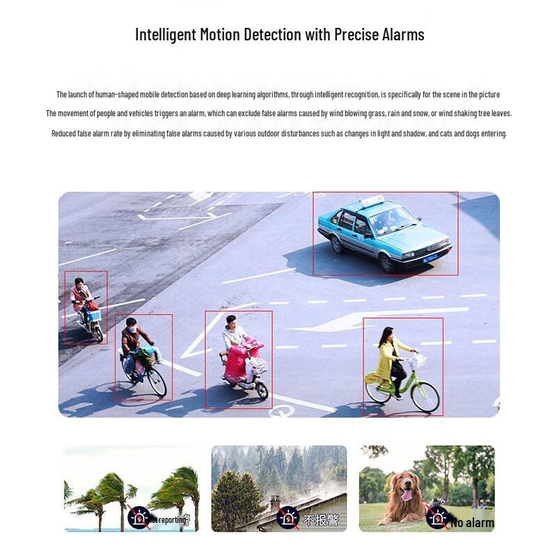 Dahua 4MP Full-Color PoE AI Security Camera CN plug (adapter included)