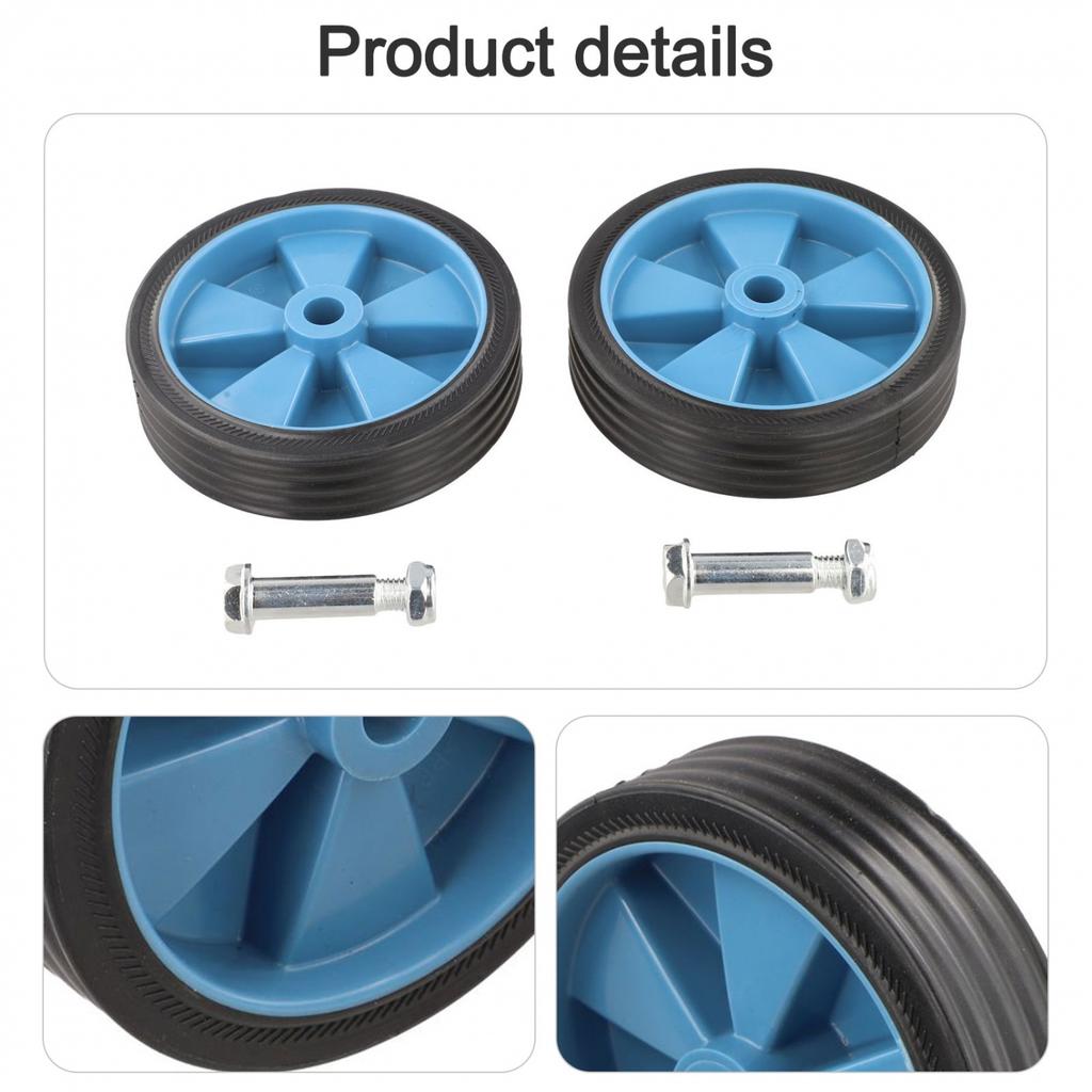 2Pcs Caster Wheels For Air Compressors For Oil-free Machines