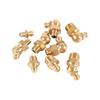 10Pcs Brass Brass Grease Nipple Oil Zerk Fitting  for Construction Machinery