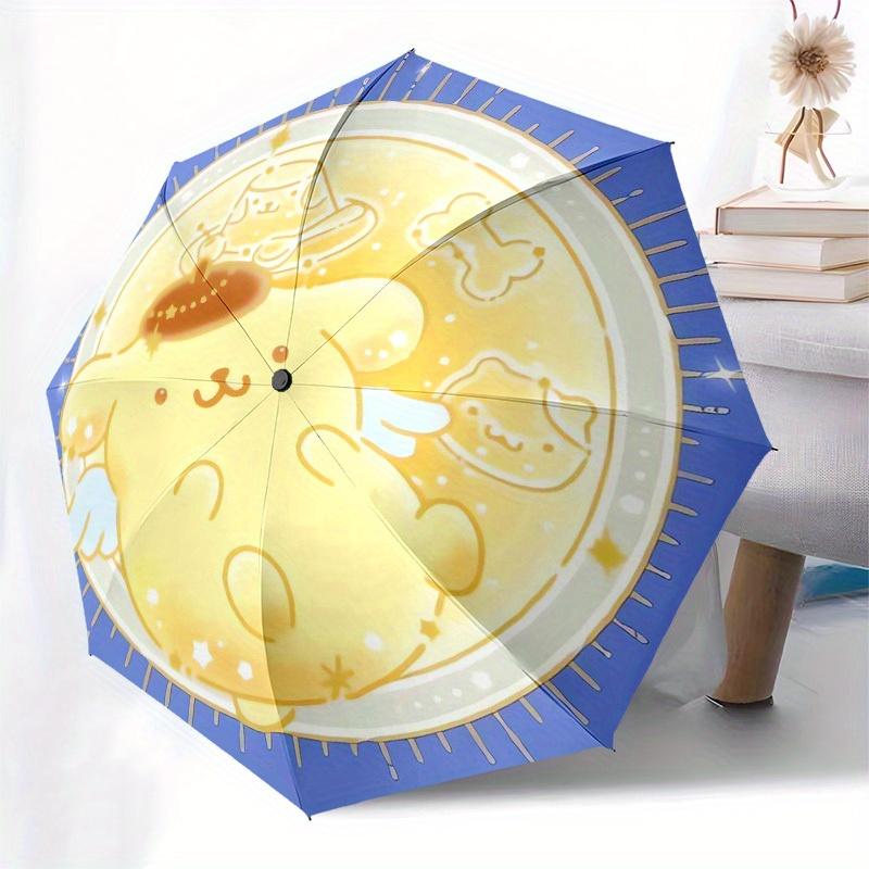 1pc Moon Cat with HatUmbrella with Plastic Handle,Suitable for All Seasons Home Travel Outdoor UmbrellaSanlio195
