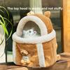 Autumn and Winter Dog Out Cartoon Doll Plush Hand Bag Cat Backpack Cat Bag Warm and Anti-break Free Pet Bag