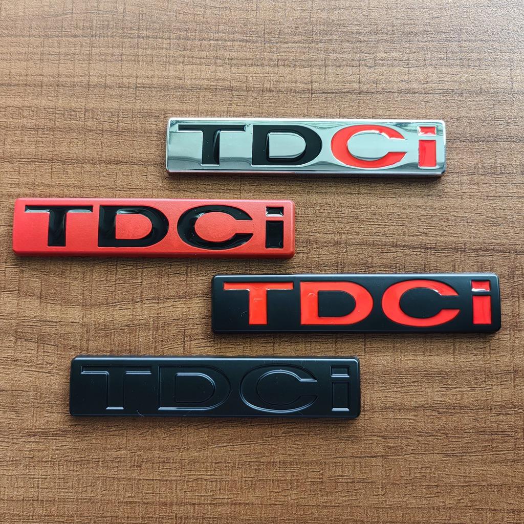 3D Металлическая Хромированная Черная Логотип TDCI Шильдик на Крыло Багажник Автомобиля Для Fiesta Kuga Mondeo MK3 Focus MK2 TDCI Наклейка Аксессуары