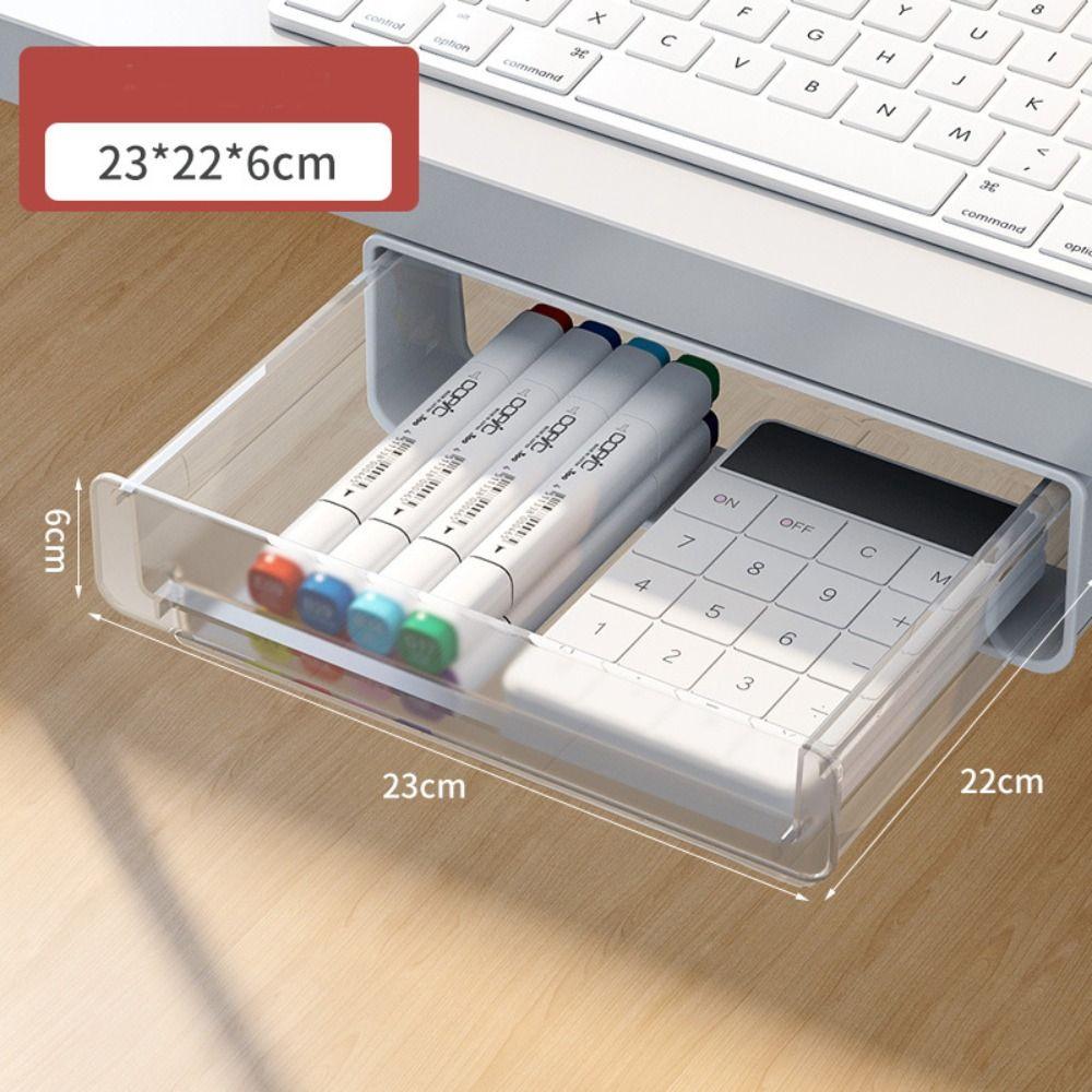 Невидимая полка для хранения вещей, ящик для хранения вещей, выдвижной ящик для хранения вещей, скрытый ящик под ящиком стола