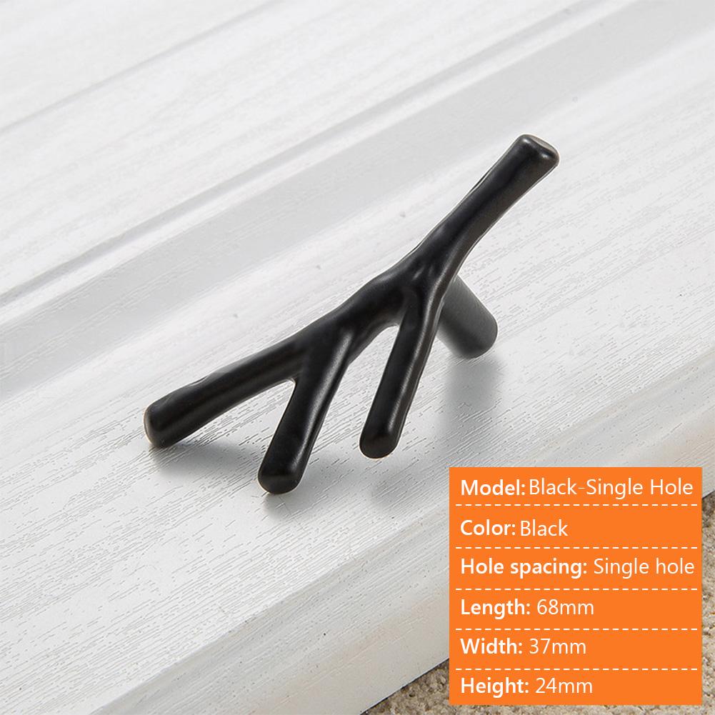 Fashion Twig Furniture Cabinet Pulls Wardrobe Door Handle Drawer Knobs