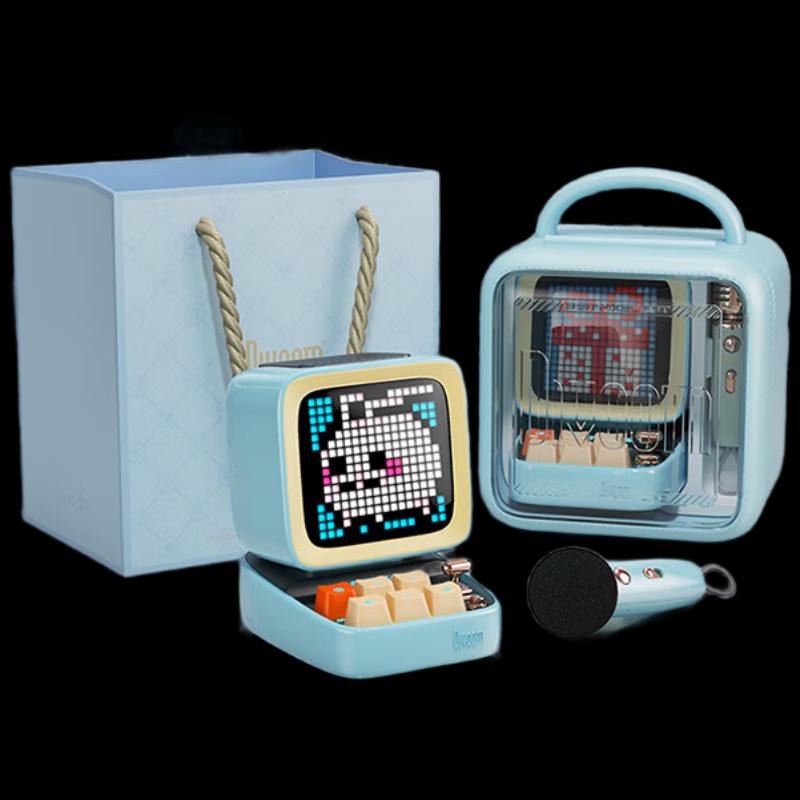 Ретро-пиксельный Bluetooth-динамик Divoom Ditoo-5M, китайская вилка (адаптер в комплекте) (Китайская версия)