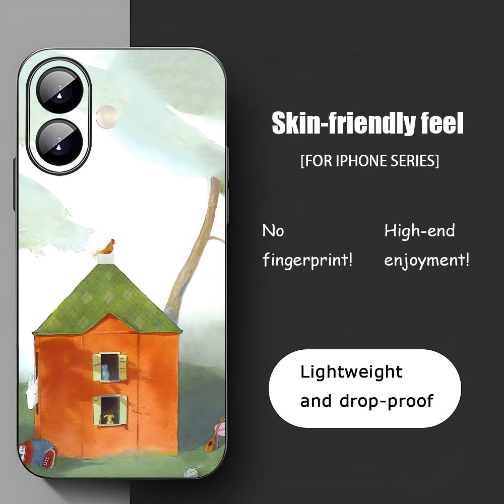 Чехол для телефона с рисунком Lizbeth Zwerger для iPhone 17 16 15 14 13 12 11 X XR XS 8 Plus Mini Pro Max Мягкий черный Ударопрочный чехол