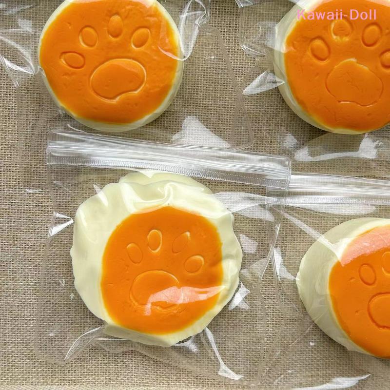[DO]1Pcs Handmade Cake Food Grade Silicone Creative Decompression Artifact Gift Slow Rebound Decompression And Kneading Toy[DO]