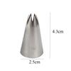 Stainless Steel Cupcake Pastry Tips Icing Piping Nozzles Cake Decorating Baking Mold Ice Cream Tool