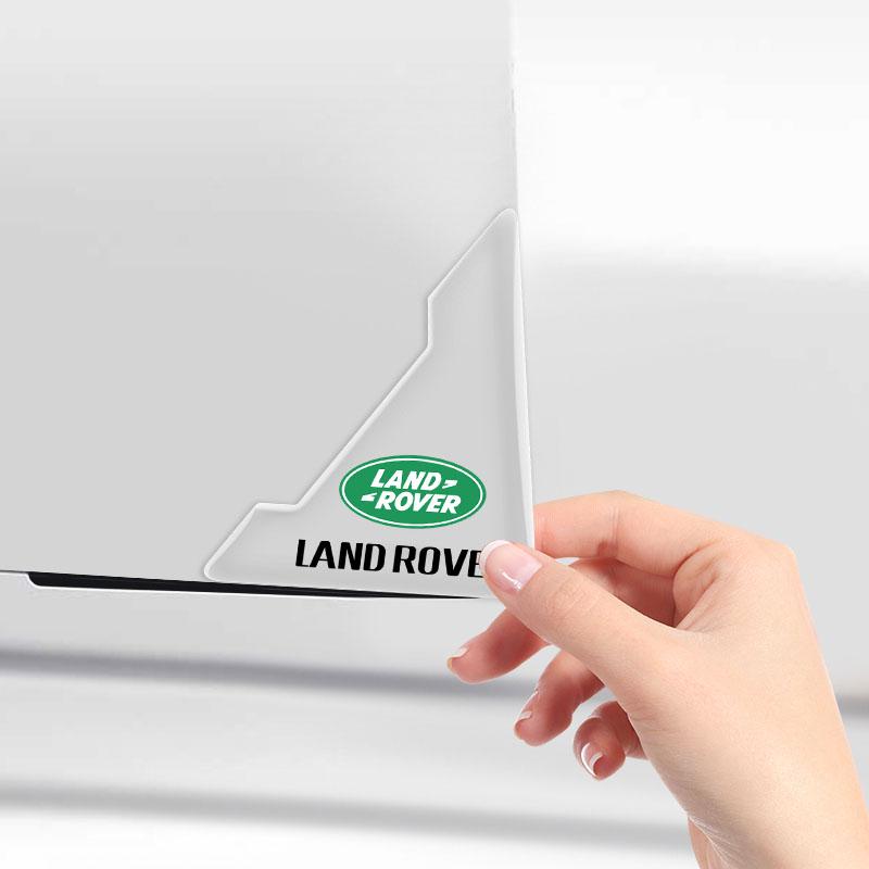 2 шт. Накладки на углы дверей автомобиля Защитная наклейка от царапин Стайлинг для Land Rover SVR Discovery Freelander 3 SVR L320 L330 Evoque Defender Range Rover