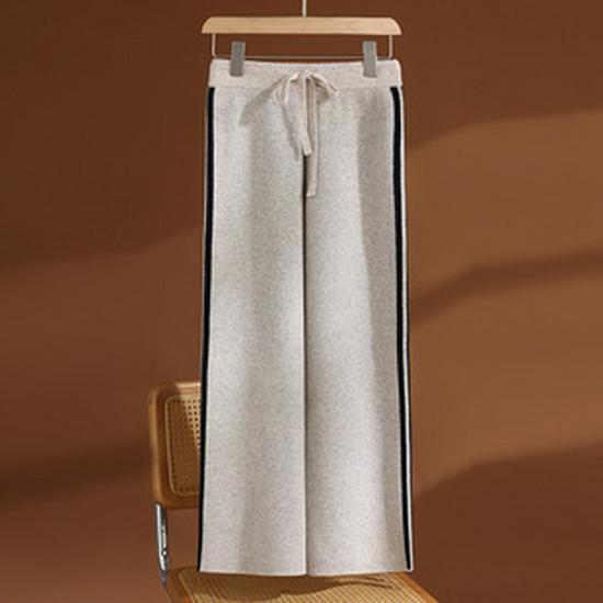 Women's Solid Color Wool Knit Cardigan - Buttonless, Long Sleeve, Casual Fit