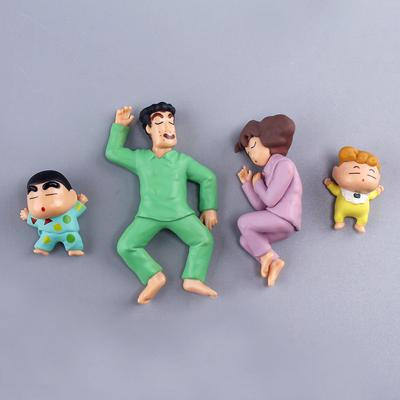 4 шт./компл., аниме карандаш Шин-тян, экшн-фигурка, коллекция ПВХ, Nohara Shinnosuke, семейные портреты, фигурка, модель сна, детские игрушки