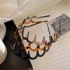 Resin Headwear Non-slip Wave Comb Headband New Hair Hoop  Women Gift