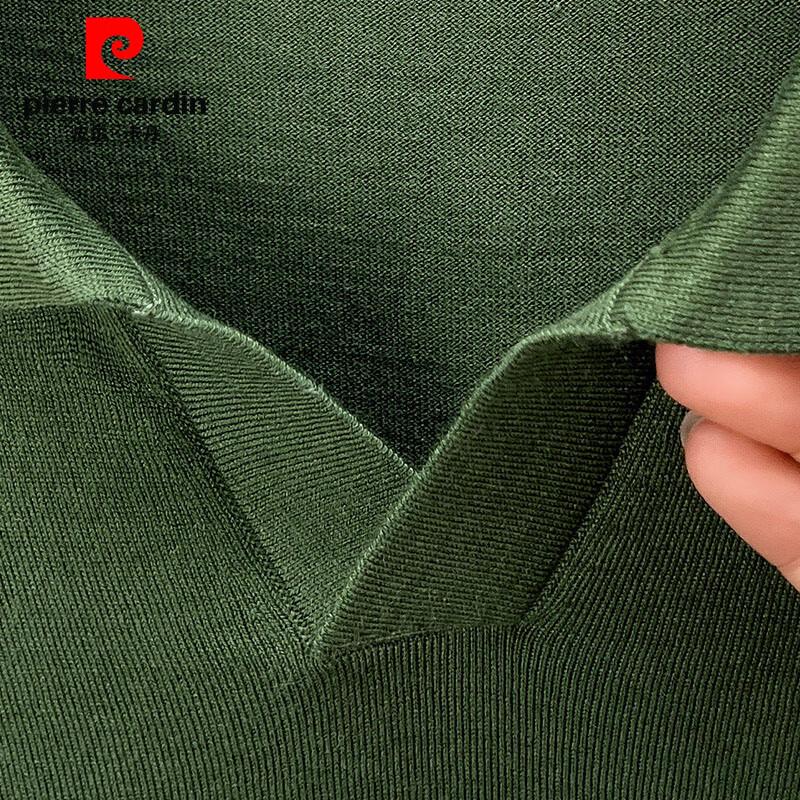 Мужской трикотажный свитер поло Pierre Cardin из смесового кашемира, можно стирать в машине