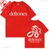 Deftones Alternative Metal Band Snake Graphic Print Unisex Tshirt Vintage Style Oversized Streetwear Concert Tour