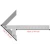 45/90 Degree Center Finder Gauge 100 x 70mm Measuring Center Tool Angle Gauge Ruler  Carpentry Use