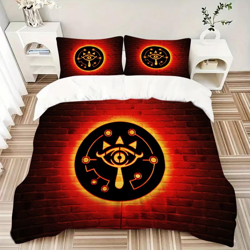 3Pcs Eyes Power Symbol Bedding Sets For All Sizes New 3D Printed Bed Cover Comforter Duvet Cover Pillowcase Bedroom Decoration