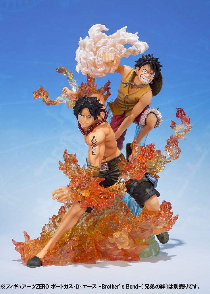 TAMASHII NATIONS Figuarts ZERO ONE PIECE Monkey Luffy Приблизительно 190 мм окрашенная готовая фигурка D. -Brother's Bond- ПВХ и АБС