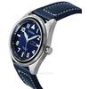 Citizen Eco-Drive Super Titanium Blue Leather Strap Blue Dial BM8560-45L 100M Men's Watch
