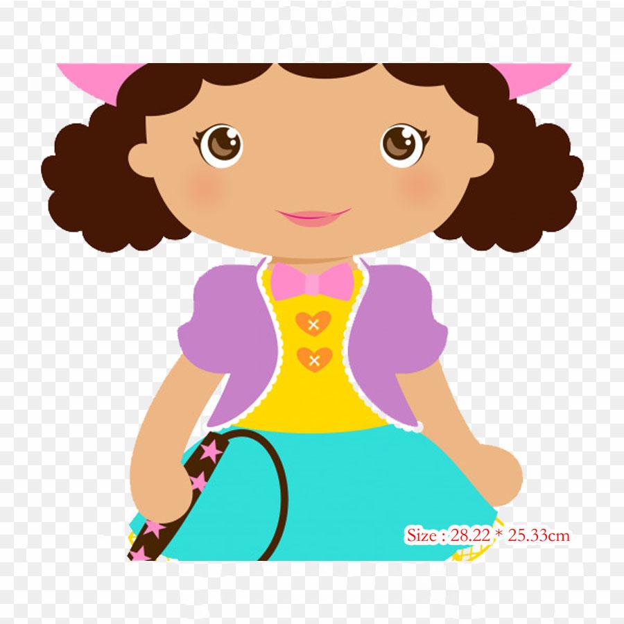 Circus Frame Circus Clown Iron On Heat Transfer Printing Vinyl Patches Sticker for Clothes DIY Appliques Washable Patches