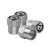 AUW3  For Nissan Nismo Qashqai J11 J10 Patrol Rogue T32 Xtrail Juke Versa Car Styling 3D Metal Wheel Tire Valve Stem Caps Accessories