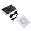 Solar Powered Exhaust Fan 6W Solar Panel and 4in Ventilation Fan for Greenhouse Chicken Coop Shed Pet House