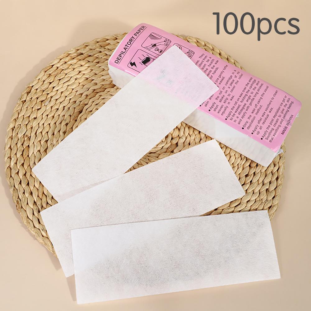50-80 шт., нетканая ткань для удаления волос, рулоны восковой бумаги, высокое качество, эпилятор для удаления волос, восковая полоска, рулон бумаги