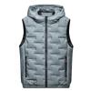 Men's Fall Winter Casual  Trendy Sleeveless Stand Collar Multicolor Warm Hooded Vest Best Sellers
