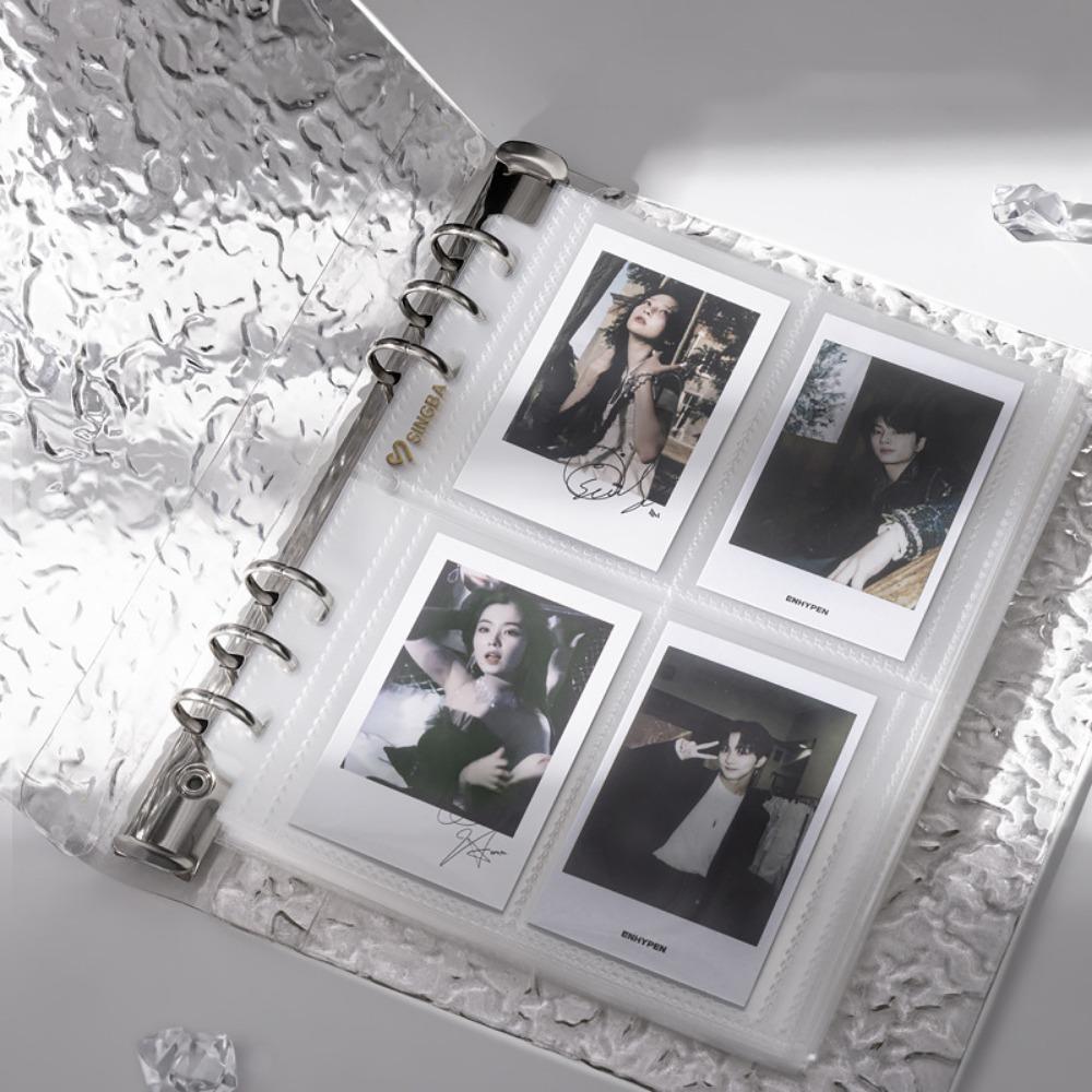Водная рябь Прозрачный настольный фотоальбом с отрывными листами DIY Съемный декор для фотоальбома
