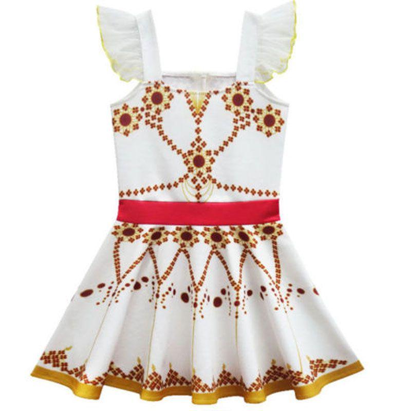 Очаровательное детское платье принцессы Моаны в гавайском стиле для незабываемых вечеринок и веселья