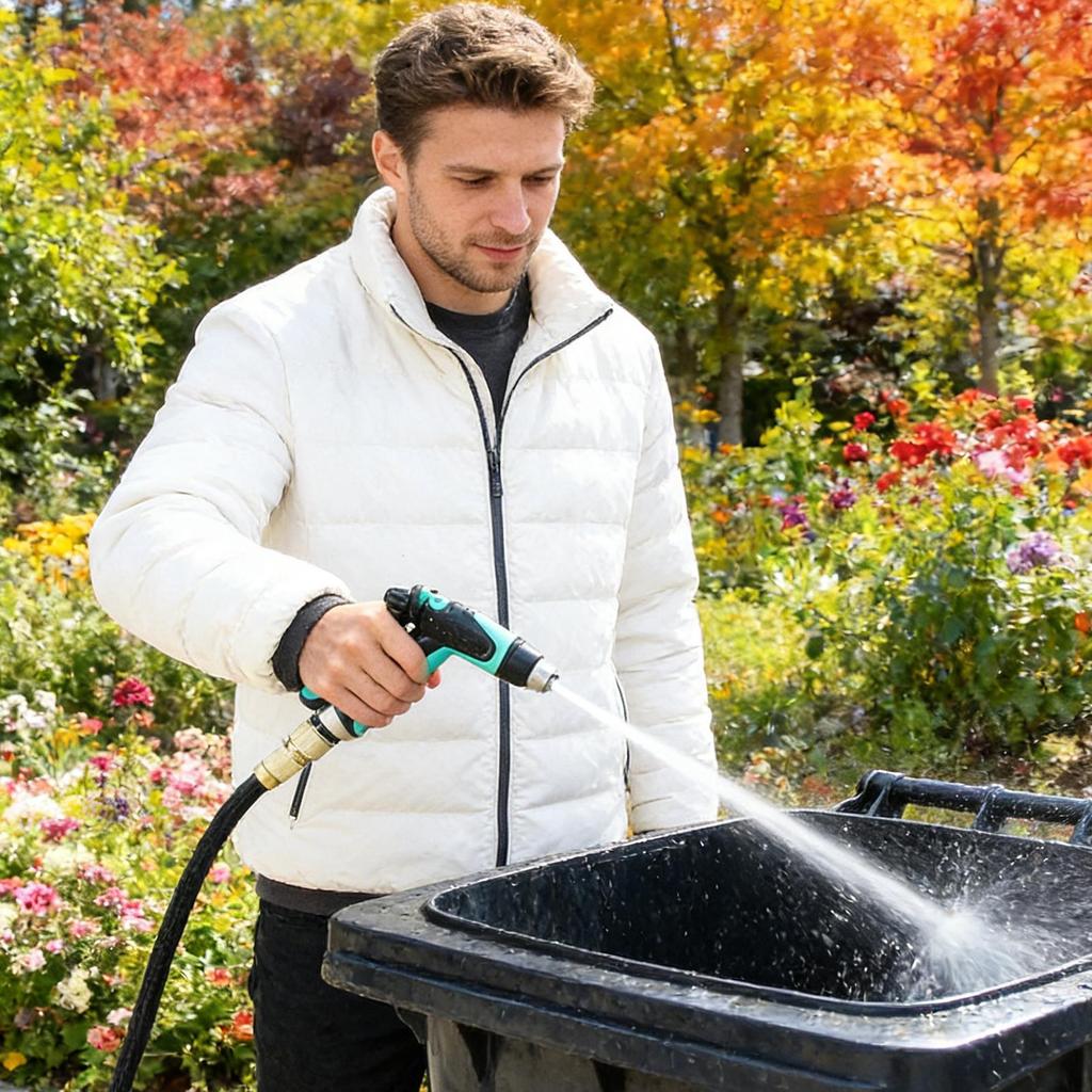 garden watering nozzle High Pressure Adjustable Spray Quick Connect Handheld Water Hose Sprayer Nozzle Garden Water Guns