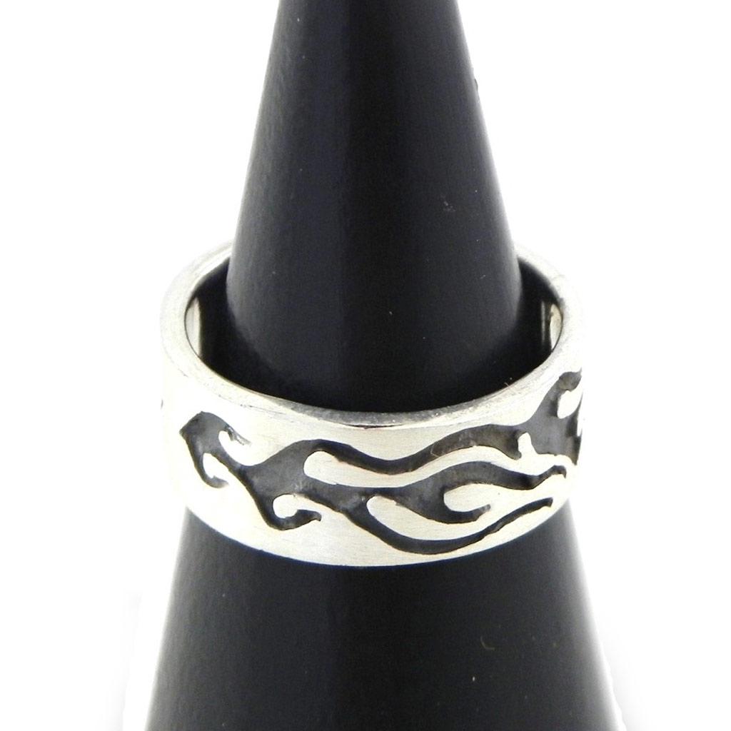 Серебряное кольцо "Кельтский" серебро/серебро/