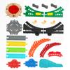 New All Kinds Plastic Wood Tracks Accessories Bridge Curved Track Fit for Brand Wooden Train Tracks Railway Toys for Kids Gifts