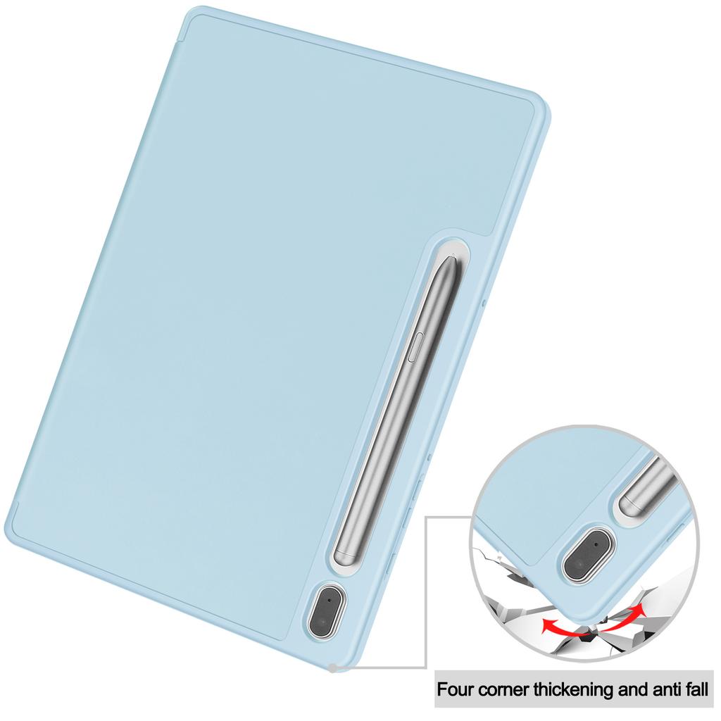 For Samsung Galaxy Tab S11 Ultra Case 14.6inch 2025 Samsung Tab S8/S9/S10 Ultra TPU Tri-fold Stand with Pen Slot Tablets Cover