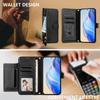 For iPhone 17 Case Zipper Pocket Multiple Card Slots Leather Phone Cover