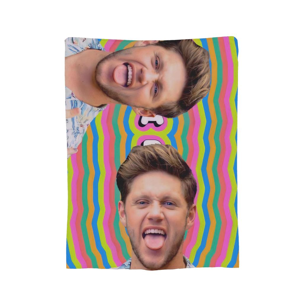 Niall Horan Blankets Flannel Decoration Breathable Soft Throw Blankets for Bed Office Rug Piece