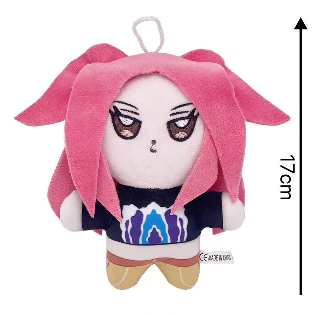 Аниме Охотники Плюшевые Милые Фиолетовый Тигр Черная Шляпа Сорока с 3 глазами Охота на Монстров Девичья Группа Мягкие Для Поклонников Подарки