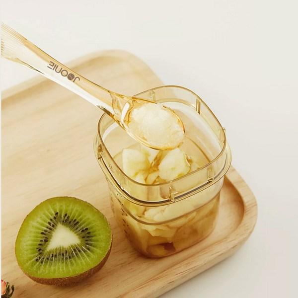 Zuni PPSU Early Baby Food Spoon + Case Set, Mixed Colors, 1 Set