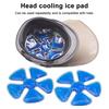 Adjustable Hat Accessories Hard Hat Cooling Bag PVC Gel Ice Pads Reusable Ice Stickers for Outdoor Sports Hiking