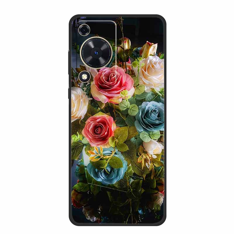 Чехол для Huawei Nova Y72 Чехол Модный Мраморный Черный Силиконовый Мягкий Чехол для Телефона для Huawei Nova Y72 Задняя Крышка Чехол Y 72 Capa
