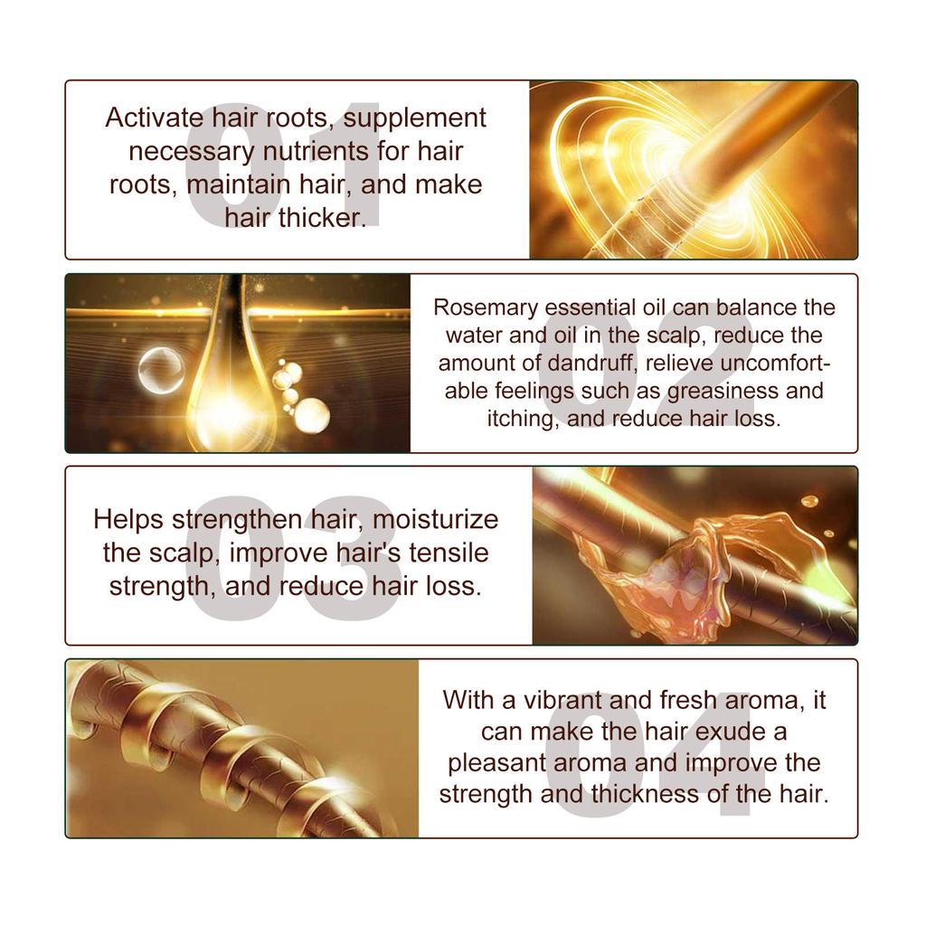 Eelhoe Сыворотка с ферментированной рисовой водой, натуральная нежная рисовая вода, эссенция для волос с ферментированной рисовой водой, сыворотка для роста волос для истонченных волос, 60 мл