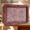 Деревянная копилка для денег, Банк для хранения денег со счетчиком целей накопления, Многоразовая, Ручной работы, Копилка, Лоток для монет, Кейс для хранения
