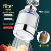 Six-Layer Faucet & Shower Head Water Filter - Universal Nozzle for Anti-Splash & Purification.