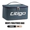 AAABS1 Large Capacity Car Logo Toiletry Bag Travel Storage Box Auto Accessories For Skoda Fabia Kamiq Superb Scala Enyaq-iV MK3 VisionS
